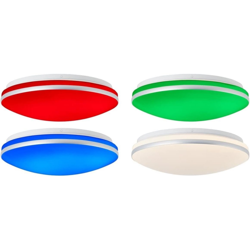 Brilliant - LED loftlampe m. RGBW-farver dæmpbar MIDWAY LED/14W/230V 3100-6500K Wi-Fi Tuya + fjernbetjening