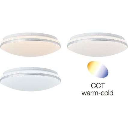 Brilliant - LED loftlampe m. RGBW-farver dæmpbar MIDWAY LED/14W/230V 3100-6500K Wi-Fi Tuya + fjernbetjening