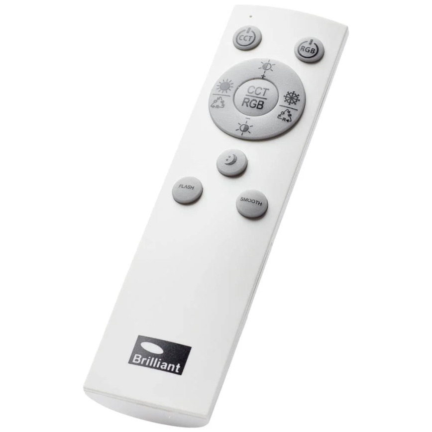 Brilliant - LED loftlampe m. RGBW-farver dæmpbar MIDWAY LED/14W/230V 3100-6500K Wi-Fi Tuya + fjernbetjening