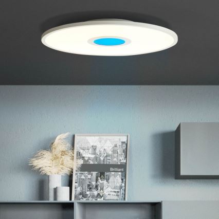 Brilliant - LED loftlampe m. RGBW-farver dæmpbar ODELLA LED/24W/230V 2700-6500K + fjernbetjening
