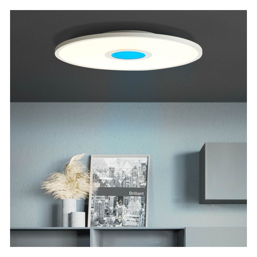 Brilliant - LED loftlampe m. RGBW-farver dæmpbar ODELLA LED/24W/230V 2700-6500K + fjernbetjening