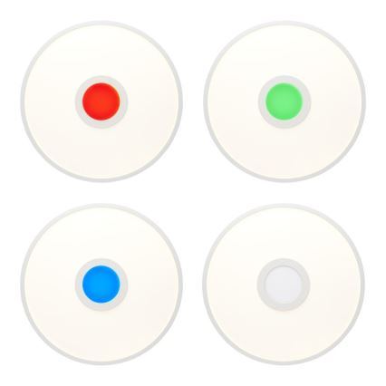 Brilliant - LED loftlampe m. RGBW-farver dæmpbar ODELLA LED/24W/230V 2700-6500K + fjernbetjening