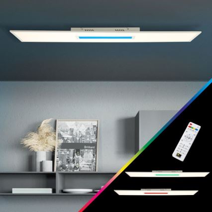 Brilliant - LED loftlampe m. RGBW-farver dæmpbar ODELLA LED/37W/230V 2700-6500K + fjernbetjening