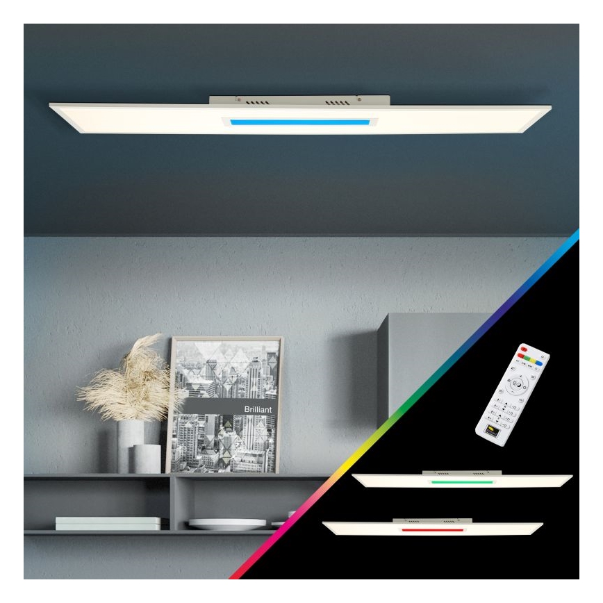 Brilliant - LED loftlampe m. RGBW-farver dæmpbar ODELLA LED/37W/230V 2700-6500K + fjernbetjening