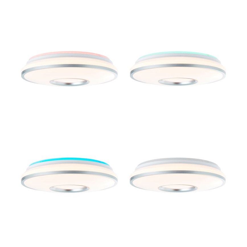 Brilliant - LED loftlampe m. RGBW-farver dæmpbar VISITATION LED/24W/230V 3000-6500K + fjernbetjening