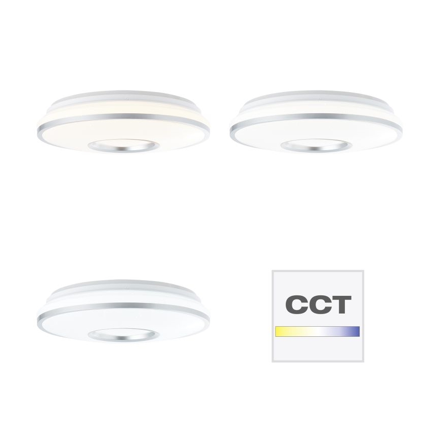 Brilliant - LED loftlampe m. RGBW-farver dæmpbar VISITATION LED/24W/230V 3000-6500K + fjernbetjening