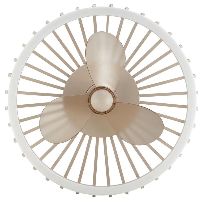 Brilliant - Dæmpbar LED-loftlampe med ventilator CAPO LED/36W/230V 2700-6500K Ø 48 cm beige + fjernbetjening