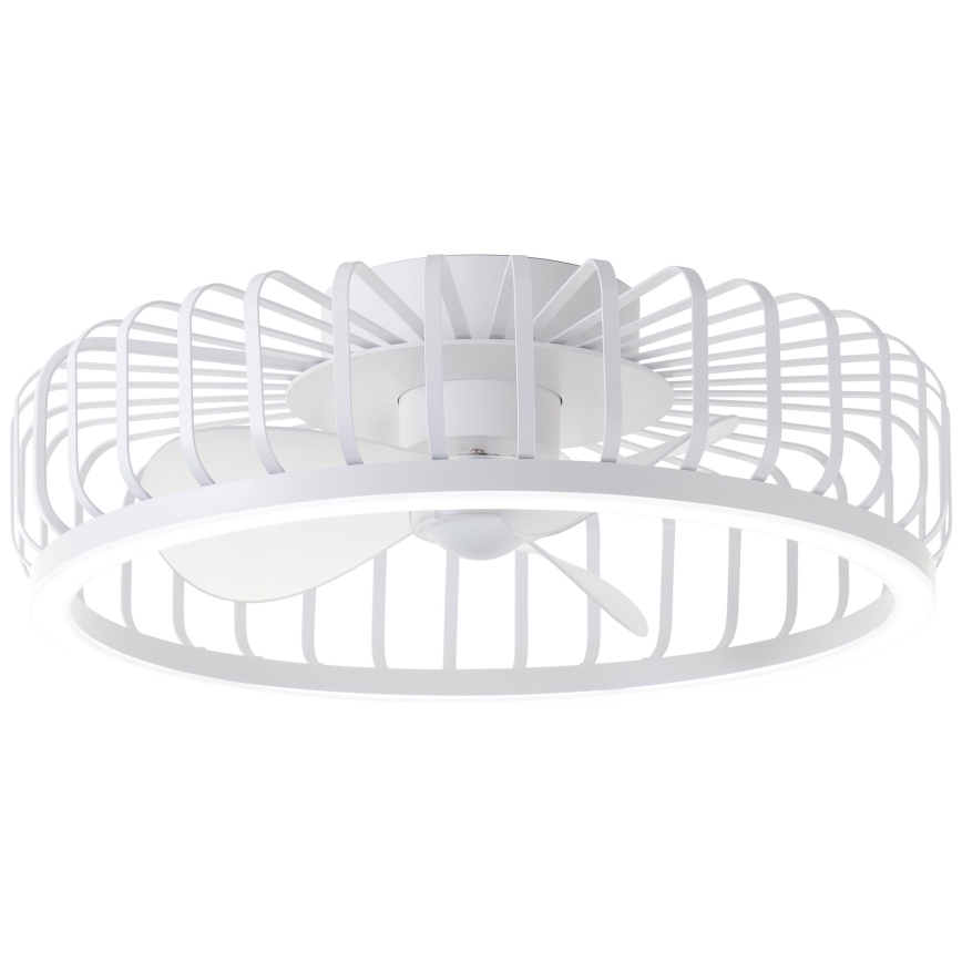 Brilliant - CAPO dæmpbar LED-loftlampe med ventilator, 36W/230V, 2700-6500K, Ø 48 cm, hvid + fjernbetjening