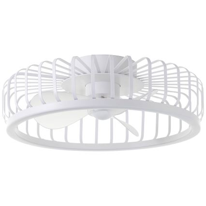 Brilliant - CAPO dæmpbar LED-loftlampe med ventilator, 36W/230V, 2700-6500K, Ø 48 cm, hvid + fjernbetjening