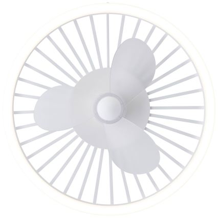 Brilliant - CAPO dæmpbar LED-loftlampe med ventilator, 36W/230V, 2700-6500K, Ø 48 cm, hvid + fjernbetjening