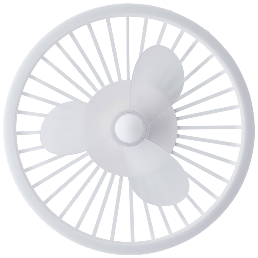 Brilliant - CAPO dæmpbar LED-loftlampe med ventilator, 36W/230V, 2700-6500K, Ø 48 cm, hvid + fjernbetjening