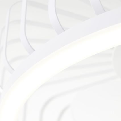 Brilliant - CAPO dæmpbar LED-loftlampe med ventilator, 36W/230V, 2700-6500K, Ø 48 cm, hvid + fjernbetjening