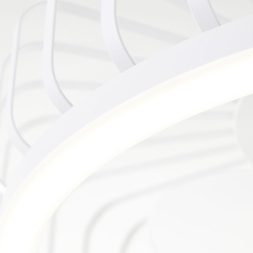 Brilliant - CAPO dæmpbar LED-loftlampe med ventilator, 36W/230V, 2700-6500K, Ø 48 cm, hvid + fjernbetjening