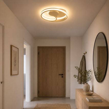 Brilliant - LED-loftlampe REVOLA LED/33W/230V 3000/4000/6500K Ø 40 cm beige