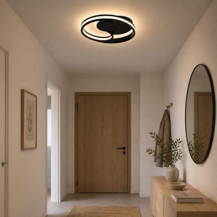 Brilliant - LED-loftlampe REVOLA LED/33W/230V 3000/4000/6500K Ø 40 cm sort