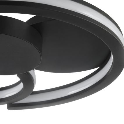 Brilliant - LED-loftlampe REVOLA LED/33W/230V 3000/4000/6500K Ø 40 cm sort
