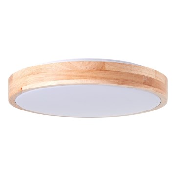 Brilliant - LED loftlampe SLIMLINE LED/14W/230V 3000/4000K gummitræ - FSC certificeret