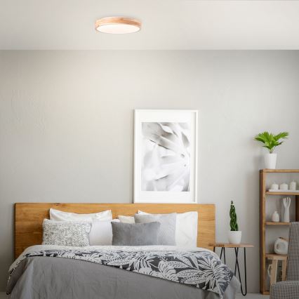 Brilliant - LED-loftlampe SLIMLINE LED/24W/230V Ø 34,5 cm gummitræ