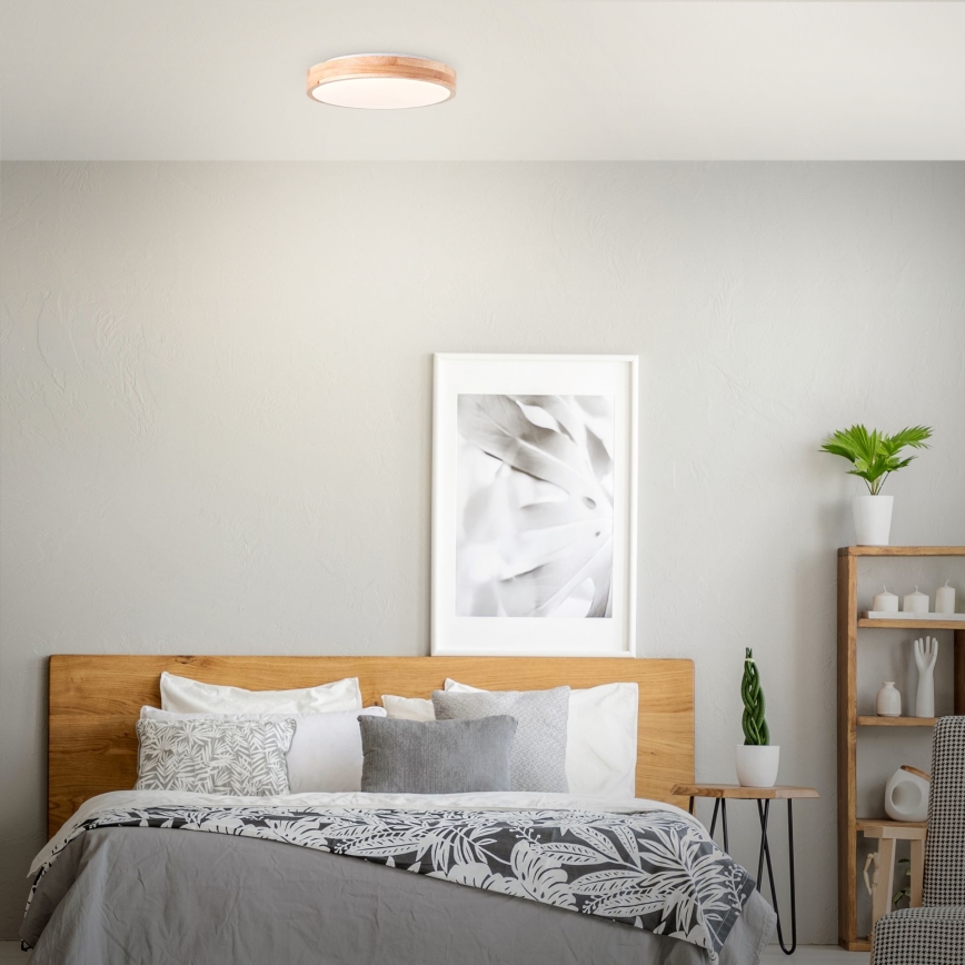 Brilliant - LED-loftlampe SLIMLINE LED/24W/230V Ø 34,5 cm gummitræ