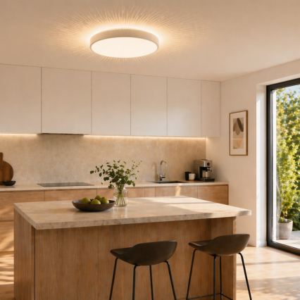 Brilliant - LED-loftlampe SOLISTRA LED/18W/230V Ø 34,5 cm hvid