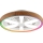 Brilliant - LED loftventilator m. RGBW-farver dæmpbar GAIANO LED/24W/230V 2700-6500K diameter 48 cm brun + fjernbetjening
