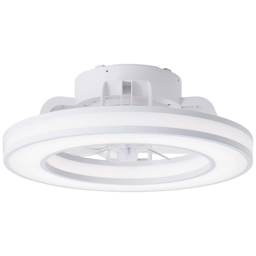 Brilliant - LED loftventilator m. RGBW-farver dæmpbar MONDELLO LED/26W/230V 2700-6500K diameter 41,5 cm hvid + fjernbetjening