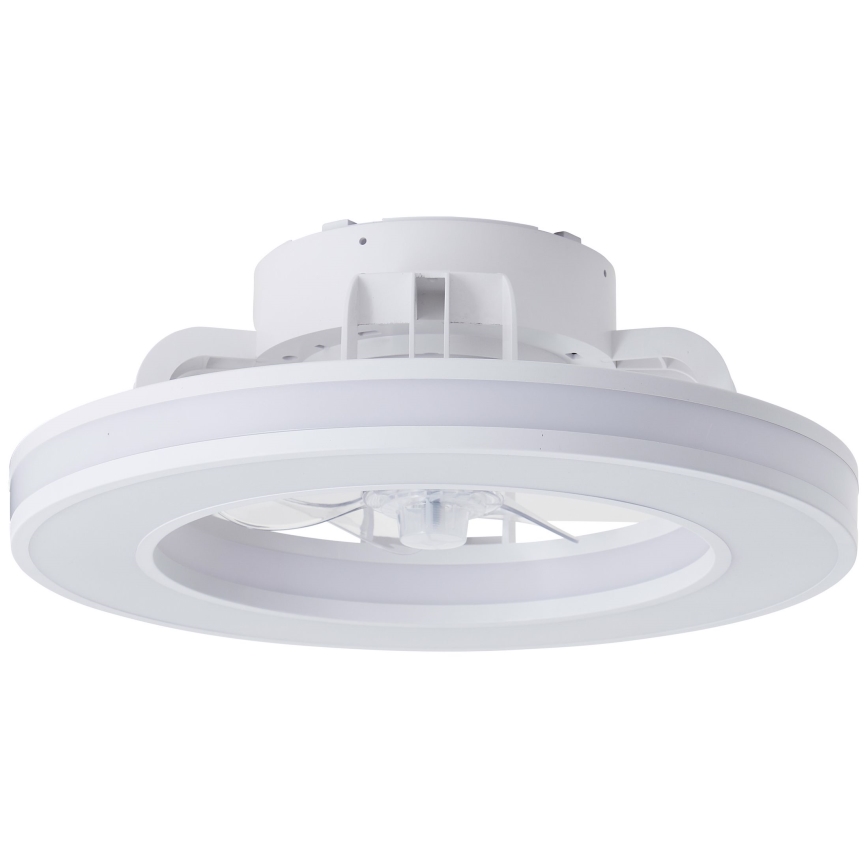 Brilliant - LED loftventilator m. RGBW-farver dæmpbar MONDELLO LED/26W/230V 2700-6500K diameter 41,5 cm hvid + fjernbetjening
