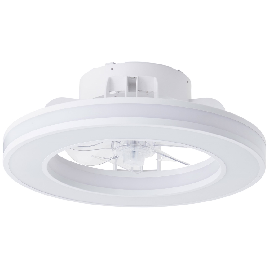 Brilliant - LED loftventilator m. RGBW-farver dæmpbar MONDELLO LED/26W/230V 2700-6500K diameter 41,5 cm hvid + fjernbetjening