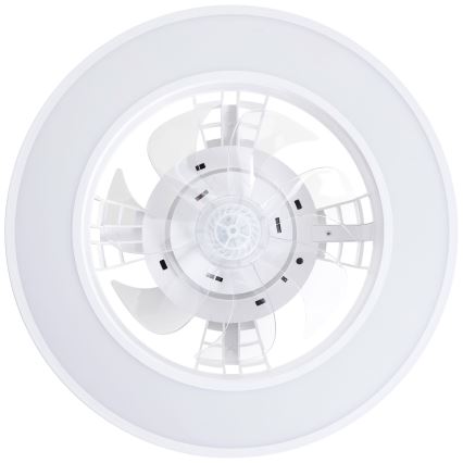 Brilliant - LED loftventilator m. RGBW-farver dæmpbar MONDELLO LED/26W/230V 2700-6500K diameter 41,5 cm hvid + fjernbetjening