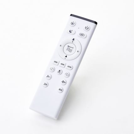Brilliant - LED loftventilator m. RGBW-farver dæmpbar MONDELLO LED/26W/230V 2700-6500K diameter 41,5 cm hvid + fjernbetjening