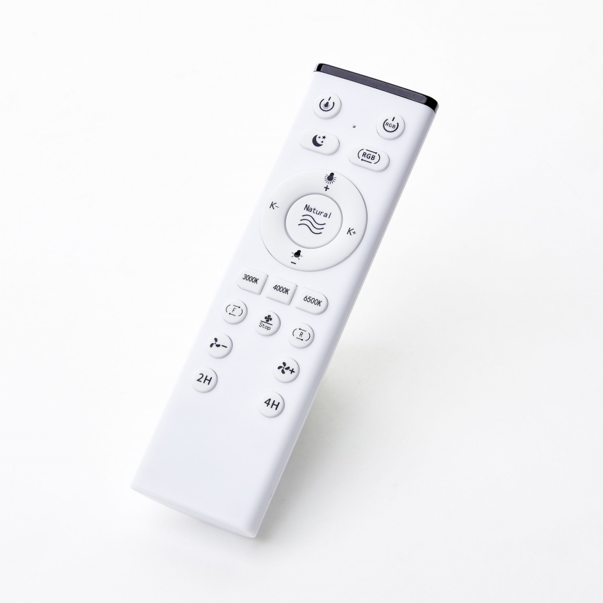 Brilliant - LED loftventilator m. RGBW-farver dæmpbar MONDELLO LED/26W/230V 2700-6500K diameter 41,5 cm hvid + fjernbetjening