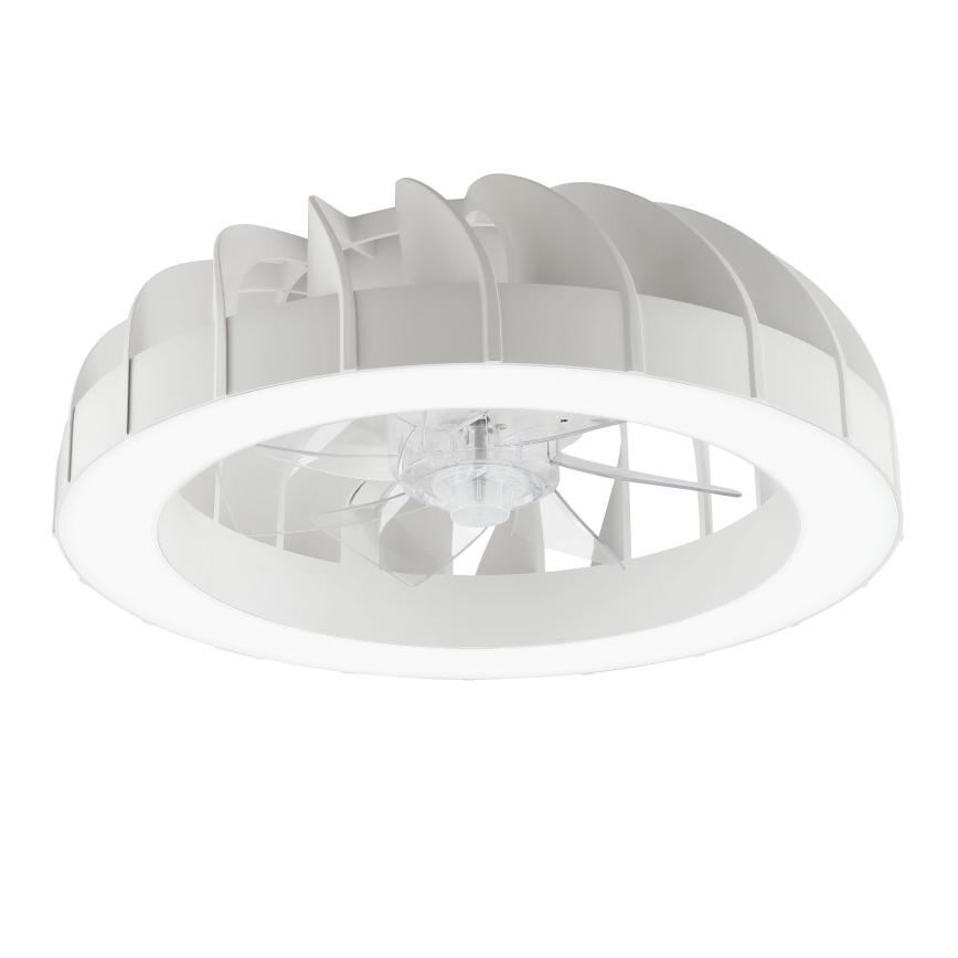 Brilliant - LED loftventilator med lys og RGBW-farver dæmpbar FANORA LED/30W/230V 2700-6500K diameter 46 cm hvid + fjernbetjening