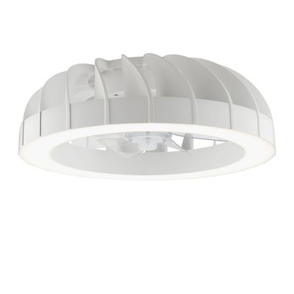 Brilliant - LED loftventilator med lys og RGBW-farver dæmpbar FANORA LED/30W/230V 2700-6500K diameter 46 cm hvid + fjernbetjening
