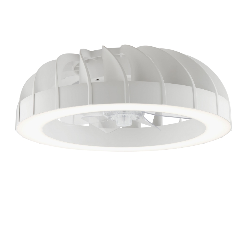 Brilliant - LED loftventilator med lys og RGBW-farver dæmpbar FANORA LED/30W/230V 2700-6500K diameter 46 cm hvid + fjernbetjening