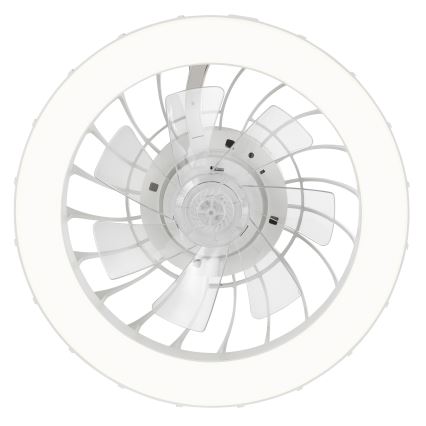 Brilliant - LED loftventilator med lys og RGBW-farver dæmpbar FANORA LED/30W/230V 2700-6500K diameter 46 cm hvid + fjernbetjening