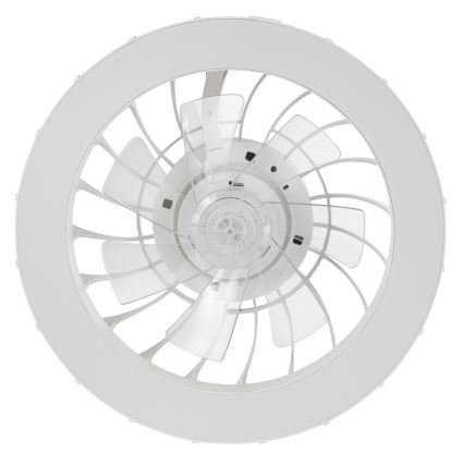 Brilliant - LED loftventilator med lys og RGBW-farver dæmpbar FANORA LED/30W/230V 2700-6500K diameter 46 cm hvid + fjernbetjening