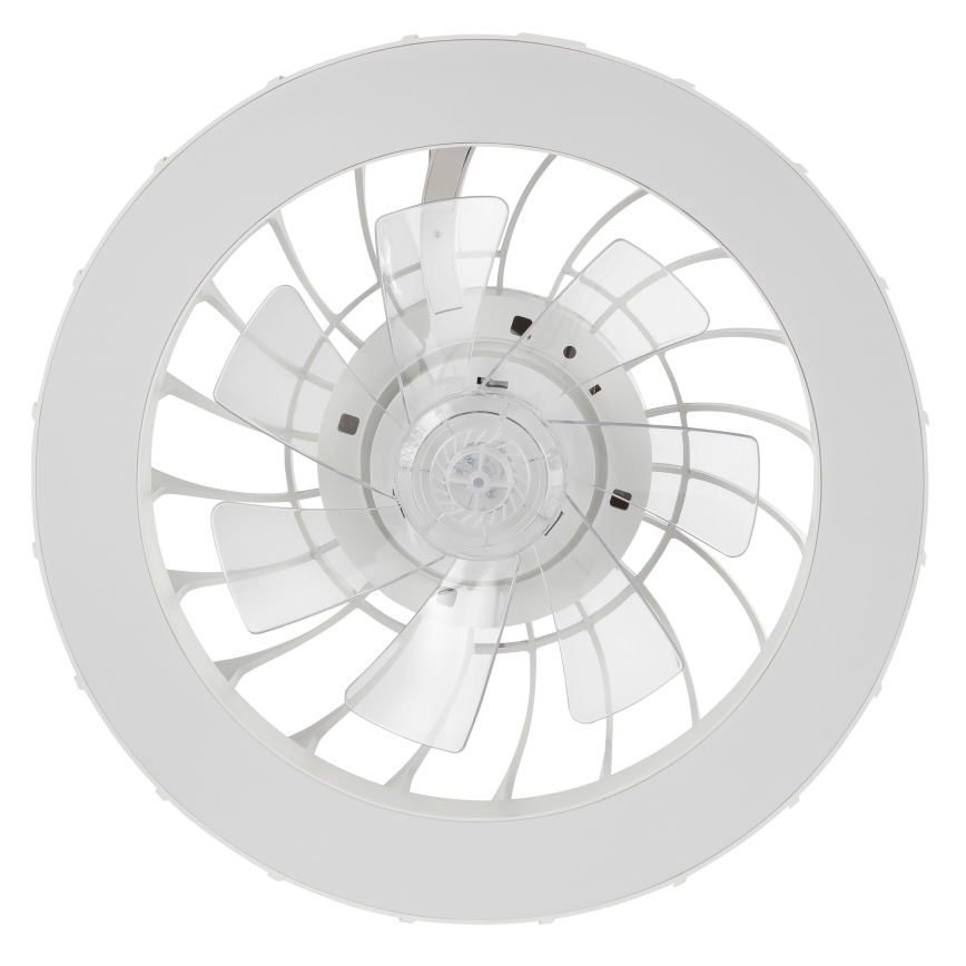 Brilliant - LED loftventilator med lys og RGBW-farver dæmpbar FANORA LED/30W/230V 2700-6500K diameter 46 cm hvid + fjernbetjening
