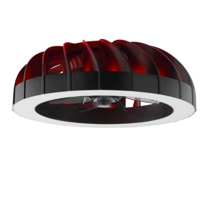 Brilliant - LED loftventilator med lys og RGBW-farver dæmpbar FANORA LED/30W/230V 2700-6500K diameter 46 cm sort + fjernbetjening