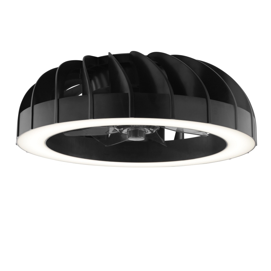 Brilliant - LED loftventilator med lys og RGBW-farver dæmpbar FANORA LED/30W/230V 2700-6500K diameter 46 cm sort + fjernbetjening