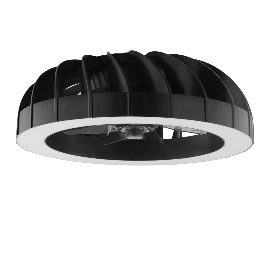 Brilliant - LED loftventilator med lys og RGBW-farver dæmpbar FANORA LED/30W/230V 2700-6500K diameter 46 cm sort + fjernbetjening