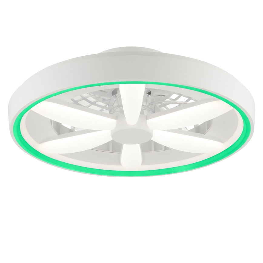Brilliant - LED loftventilator dæmpbar med lys og RGBW-farver GAIANO LED/48W/230V 2700-6500K hvid + fjernbetjening