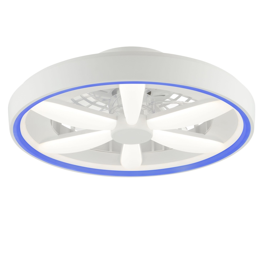 Brilliant - LED loftventilator dæmpbar med lys og RGBW-farver GAIANO LED/48W/230V 2700-6500K hvid + fjernbetjening