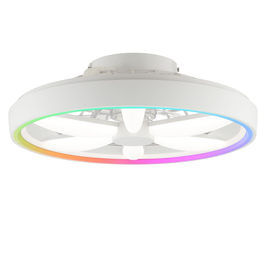 Brilliant - LED loftventilator dæmpbar med lys og RGBW-farver GAIANO LED/48W/230V 2700-6500K hvid + fjernbetjening