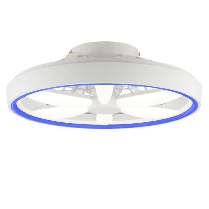 Brilliant - LED loftventilator dæmpbar med lys og RGBW-farver GAIANO LED/48W/230V 2700-6500K hvid + fjernbetjening