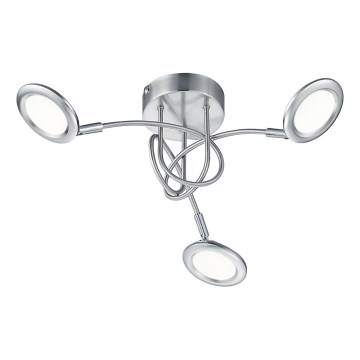 Brilliant - LED overflademonteret loftlampe SESSION 3xLED/3,1W/230V 3000/4000/6500K mat krom
