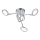 Brilliant - LED overflademonteret loftlampe SESSION 3xLED/3,1W/230V 3000/4000/6500K mat krom