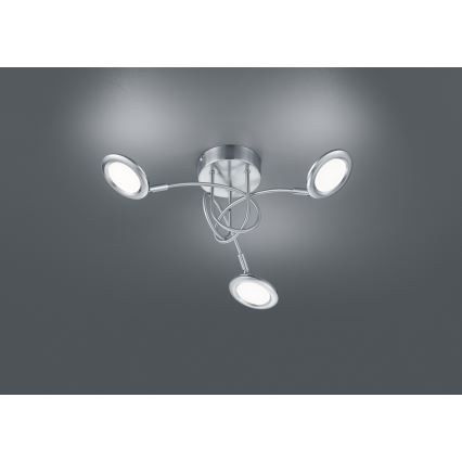 Brilliant - LED overflademonteret loftlampe SESSION 3xLED/3,1W/230V 3000/4000/6500K mat krom