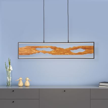 Brilliant - LED pendel CHAUMONT LED/20W/230V fyrretræ