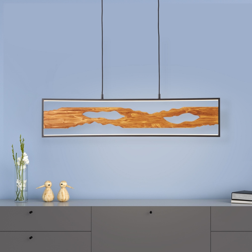 Brilliant - LED pendel CHAUMONT LED/20W/230V fyrretræ