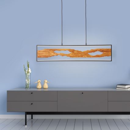 Brilliant - LED pendel CHAUMONT LED/20W/230V fyrretræ